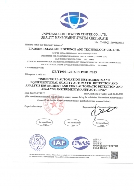 International Standard Certification (English)