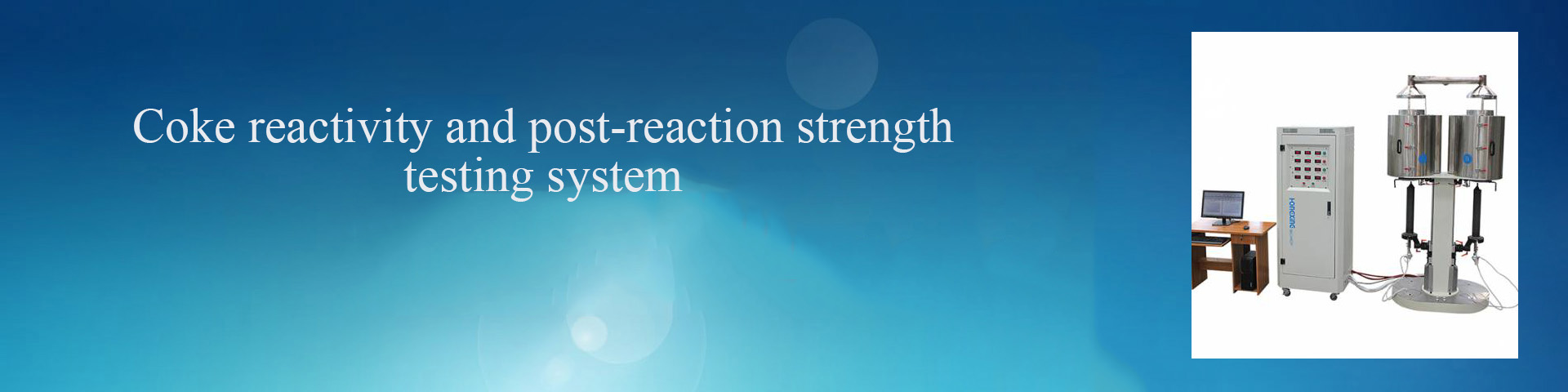 Coke reactivity and post-reaction strength testing system